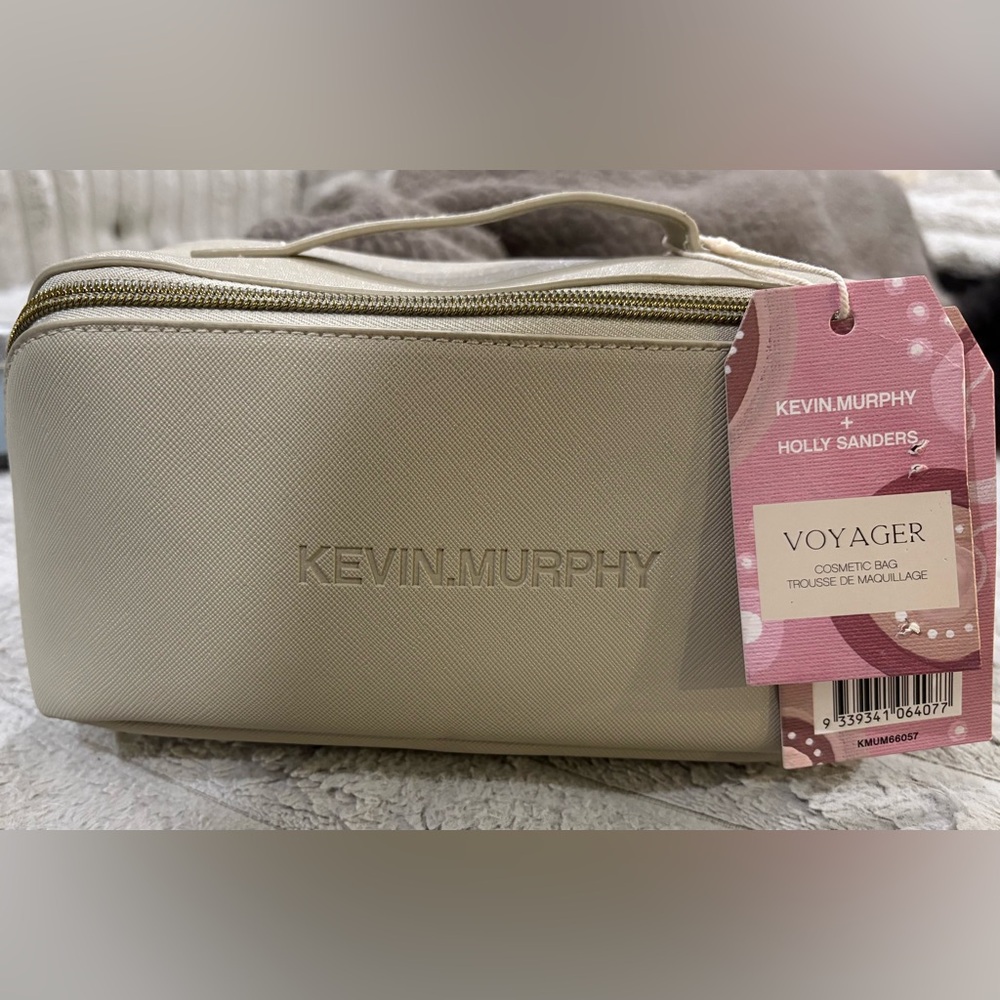 KEVIN.MURPHY Voyager Beige Cosmetic Bag
